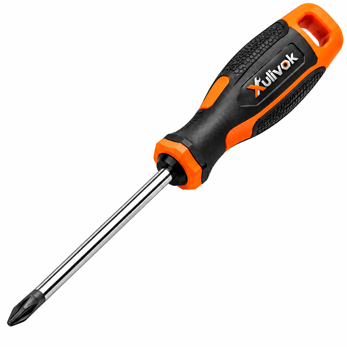 Xulvok™ Phillips Screwdriver with Ergonomic Grip — close-up view