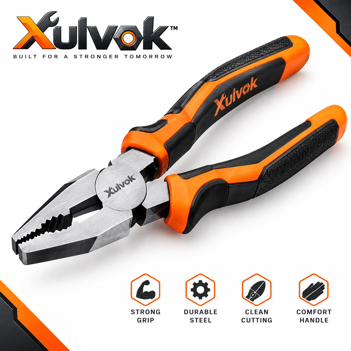 Xulvok™ Combination Pliers with Comfort-Grip Handles — product overview