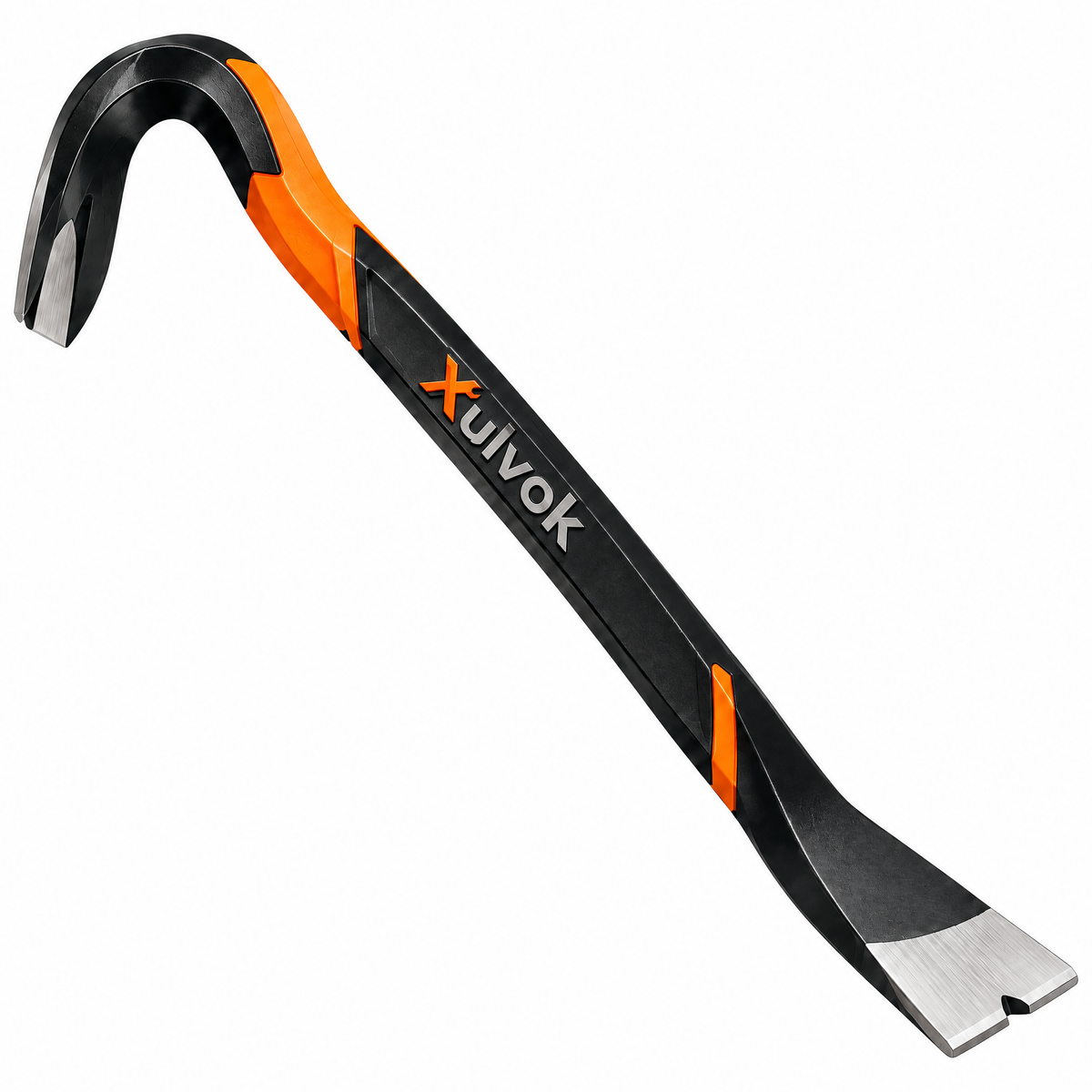 Xulvok™ Dual-End Pry Bar with Curved Claw — close-up view