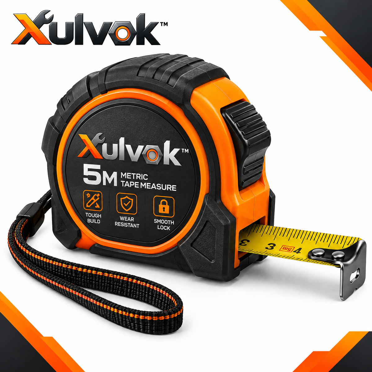 Xulvok™ 5-Meter Retractable Tape Measure — product overview