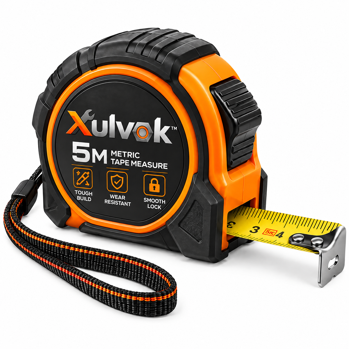 Xulvok™ 5-Meter Retractable Tape Measure — close-up view