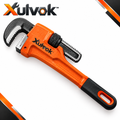 Xulvok™ Adjustable Pipe Wrench with Orange Handle — product overview