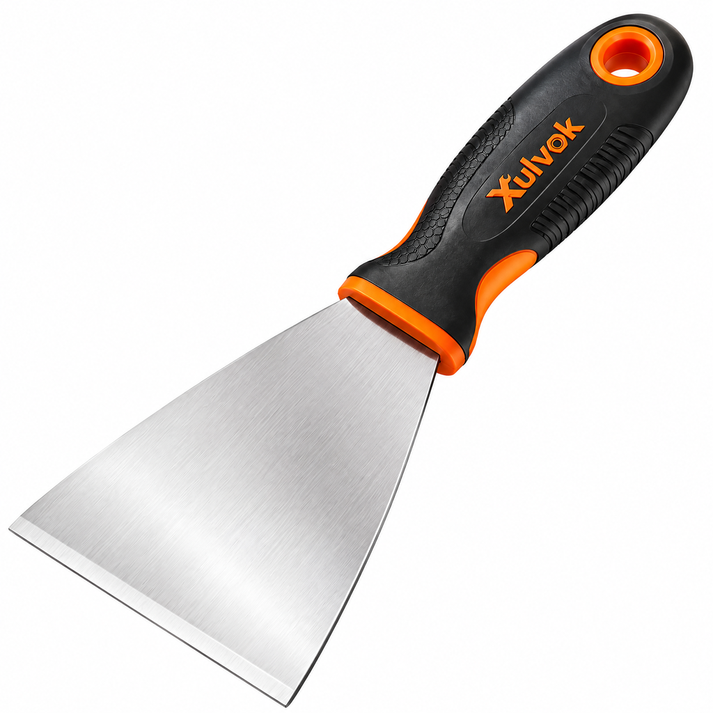 Xulvok™ Wide Blade Putty Knife & Paint Scraper — close-up view